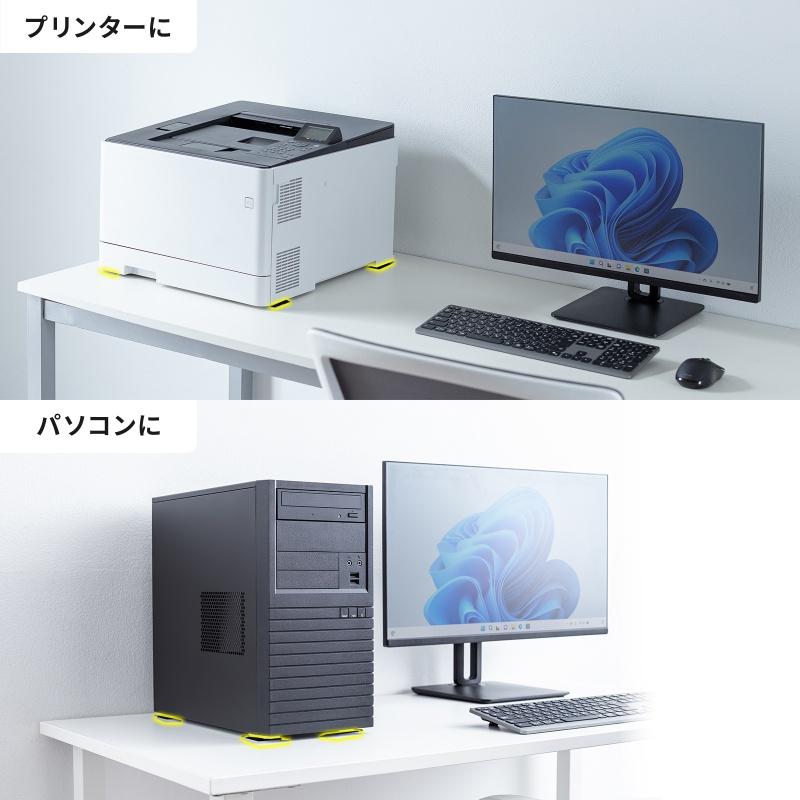 耐震グッズ 耐震固定ブロック 大 転倒防止アイテム ブロックパーツ 25×45mm厚さ5mm ループファスナー50×50mm 各4個入り QL-E105 ネコポス対応 | SANWA SUPPLY | 02