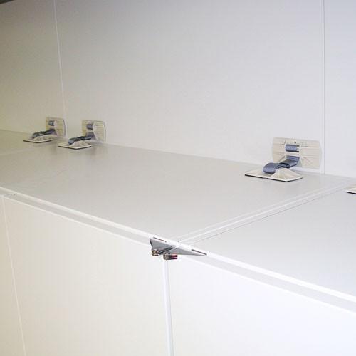 転倒防止ベルト 耐震ベルト 転倒防止 1個入り 接着パッド付き QL-E91 サンワサプライ ネコポス対応 | SANWA SUPPLY | 02