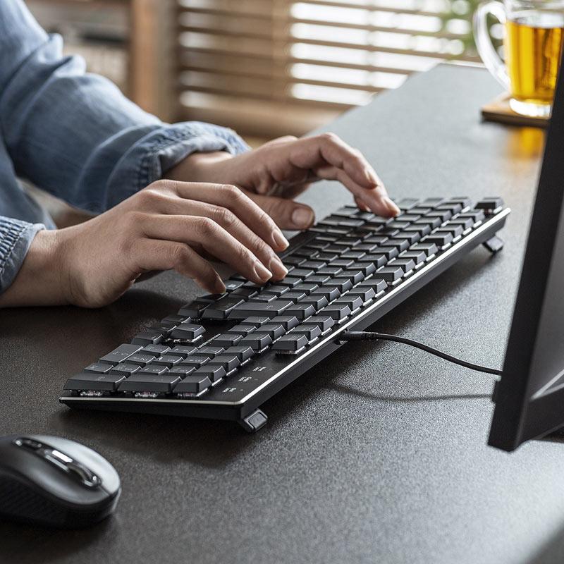 SANWA SUPPLY（サンワサプライ） メカニカルキーボード ゲーミング機能