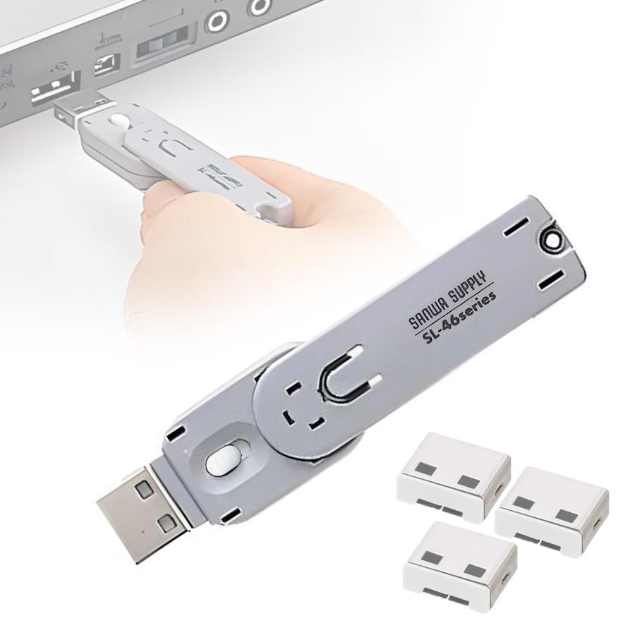 SANWA SUPPLY（サンワサプライ） USBコネクタ取付けセキュリティ USB A