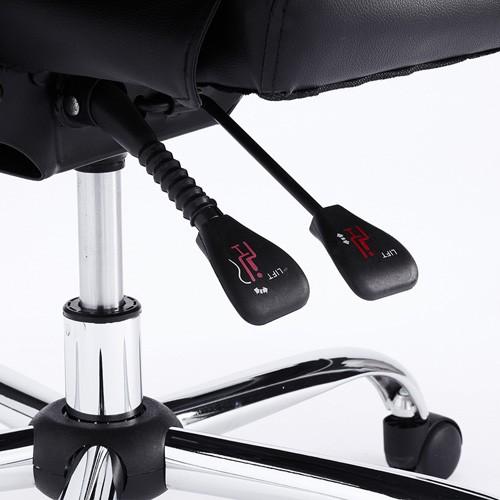 オットマン収納式レザーチェア　リクライニング 書斎 社長椅子 ブラック SNC-L17BK サンワサプライ ブラック