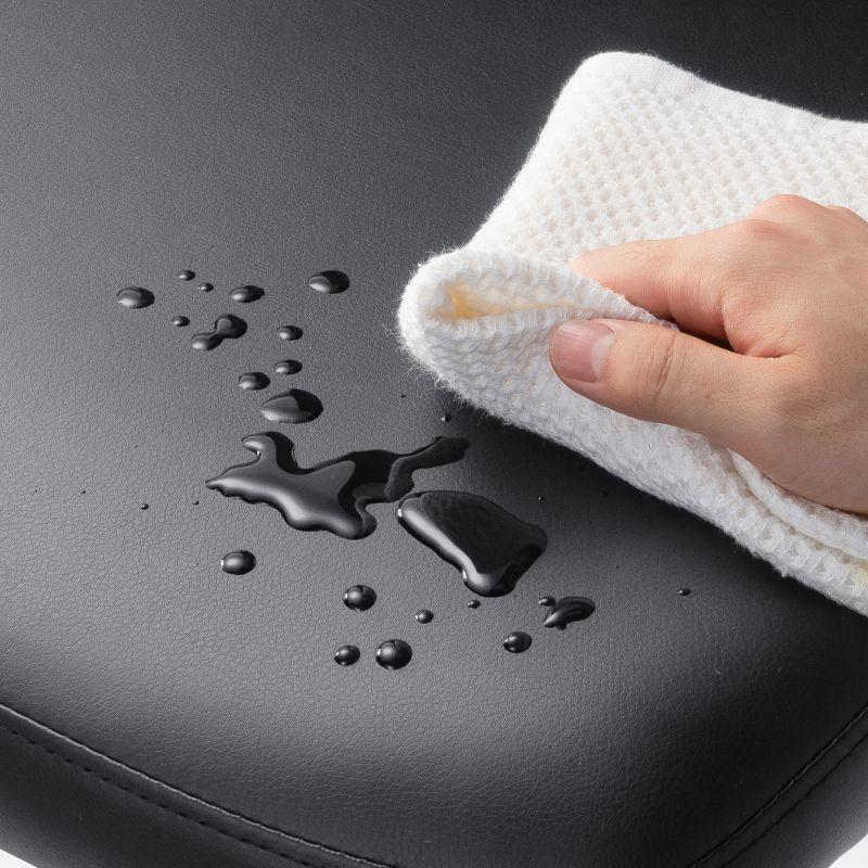 メッシュチェア ひじはね上げ 高さ調節可能ランバーサポート付 座面ビニールレザー ロッキング 背座一体型ロッキング ブラック　SNC-NET21VBK | SANWA SUPPLY | 14