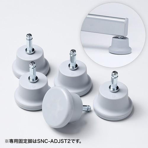 病院向けチェア 丸椅子 抗菌 耐アルコールレザー使用 背もたれ付 グリーン SNC-RD1VG2 サンワサプライ | SANWA SUPPLY | 04