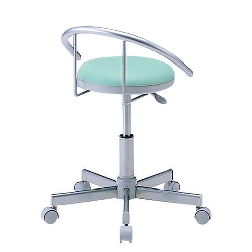 病院向けチェア 丸椅子 抗菌 耐アルコールレザー使用 背もたれ付 グリーン SNC-RD1VG2 サンワサプライ | SANWA SUPPLY | 05