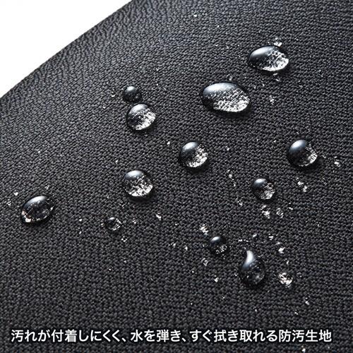 オフィスチェア 防汚生地 肘無し スタンダードタイプ ブラック  SNC-T150BK サンワサプライの画像