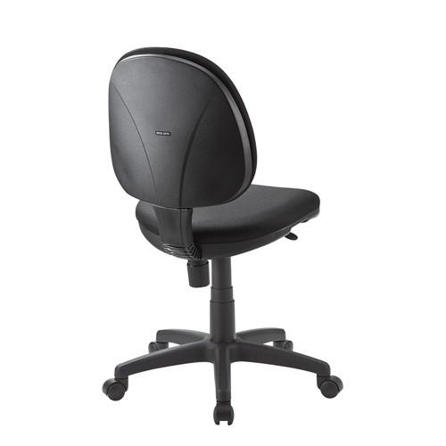オフィスチェア 防汚生地 肘無し スタンダードタイプ ブラック  SNC-T150BK サンワサプライの画像