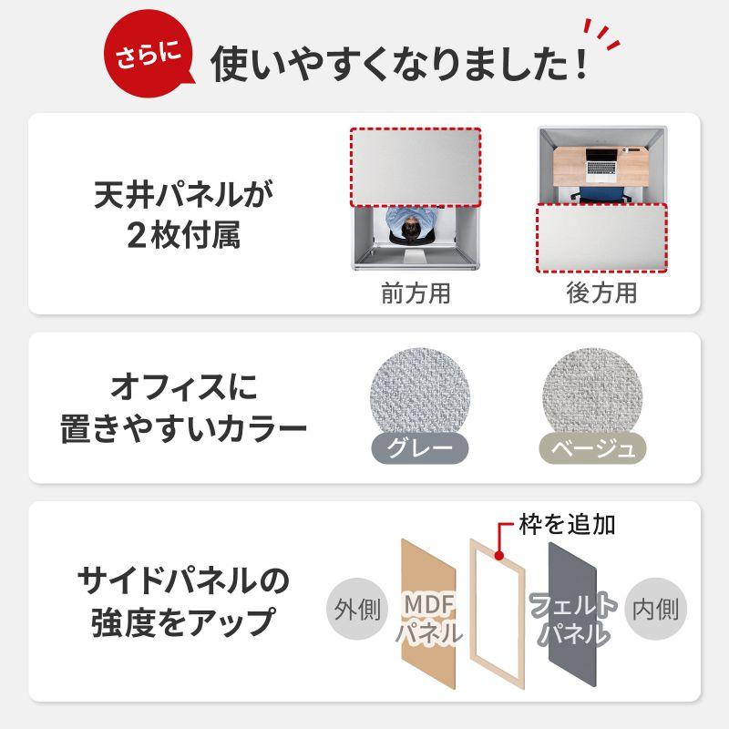 SANWA SUPPLY 集中ブース 集中ボックス セミクローズ型ワーク SANWA SUPPLY 集中ブース 集中ボックス セミクローズ型ワーク