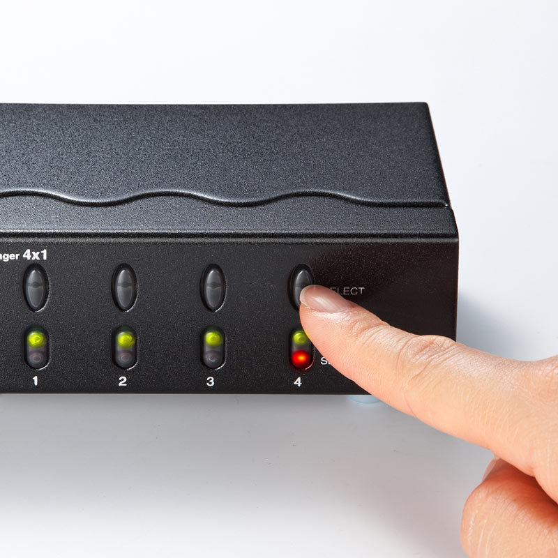SANWA SUPPLY（サンワサプライ） ディスプレイ切替器 4台 VGA パソコン