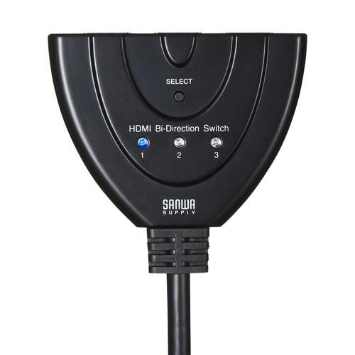 録画テレビチューナー&HDMI切り替え機 SANWA SUPPLY（サンワサプライ） HDMI切替器 3台 映像 音声 パソコン