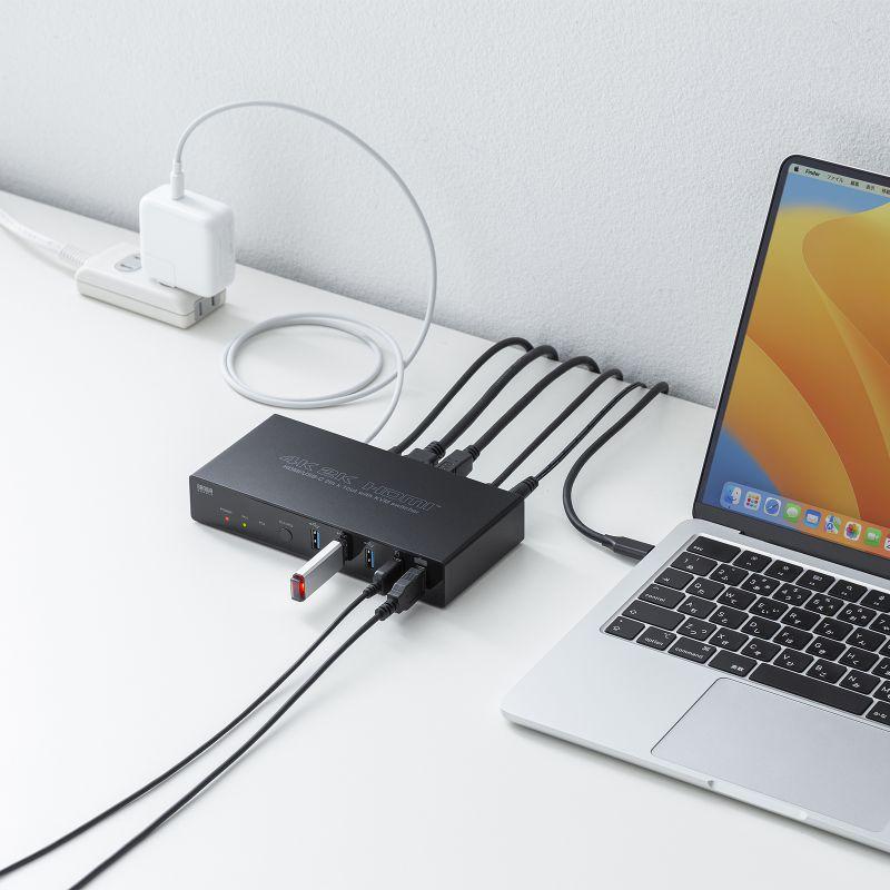 SANWA SUPPLY（サンワサプライ） パソコン切替器 USBタイプC接続 HDMI