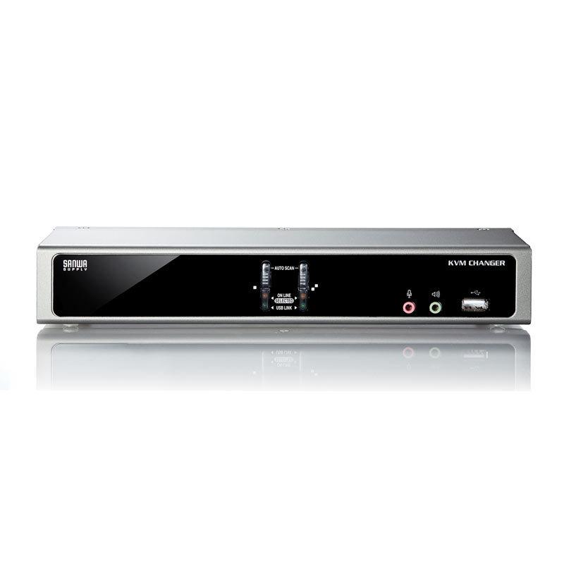 SANWA SUPPLY パソコン自動切替器 2:1 デュアルリンクDVI対応SW SANWA SUPPLY パソコン自動切替器 2:1 デュアルリンクDVI対応SW