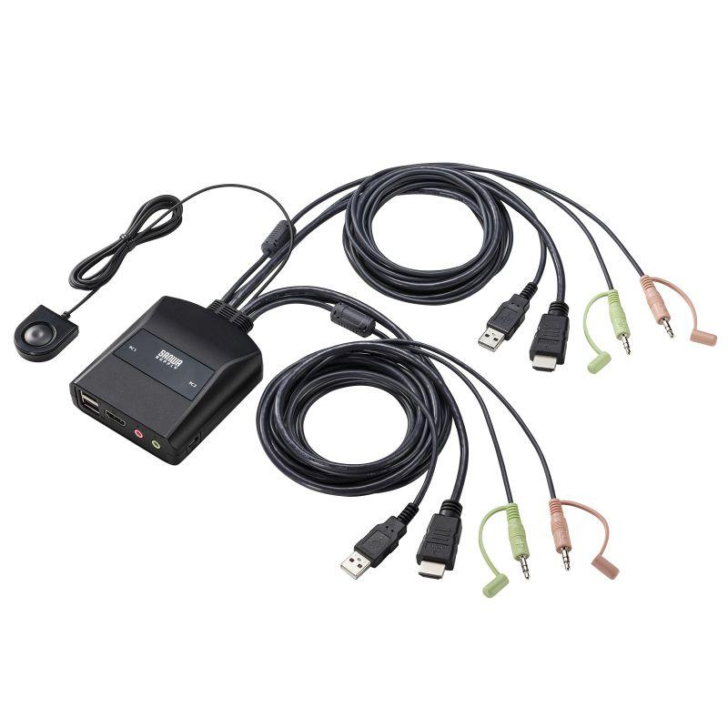 SANWA SUPPLY パソコン切替器 KVMスイッチ HDMI対応 USB切替 2台 SANWA SUPPLY パソコン切替器 KVMスイッチ HDMI対応 USB切替 2台