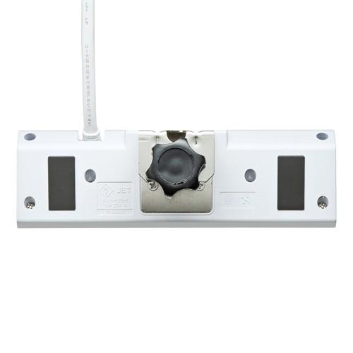 SANWA SUPPLY（サンワサプライ） 電源タップ クランプ固定式 2Pプラグ