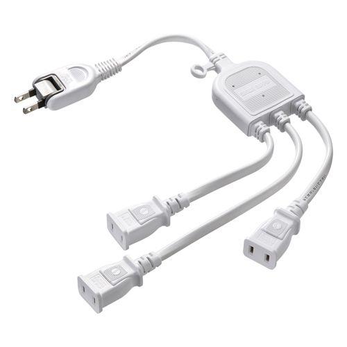 SANWA SUPPLY（サンワサプライ） ACアダプタ延長コード 電源延長 3分配 