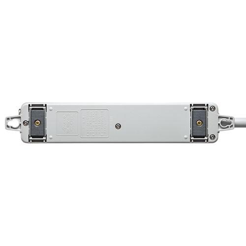 医用接地プラグ付き電源タップ 3P・4個口 3m マグネット付抜け止め ホワイト TAP-HPM4-3W サンワサプライ ネコポス非対応_5