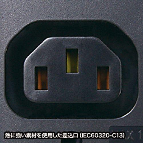 19インチサーバーラック用コンセント（200V・20A） TAP-SV22024 サンワサプライ 代引き不可 受注発注品_5