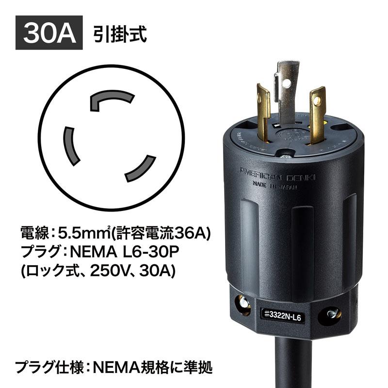 19インチサーバーラック用コンセント 200V 30A IEC C13×16個口 3m TAP-SV23016N サンワサプライ 受注発注 代引き不可_2
