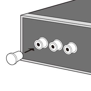 AV機器のコネクタをホコリや酸化から守るAVジャックキャップ　ピンジャック用 TK-CAP1 サンワサプライ ネコポス対応 | SANWA SUPPLY | 01