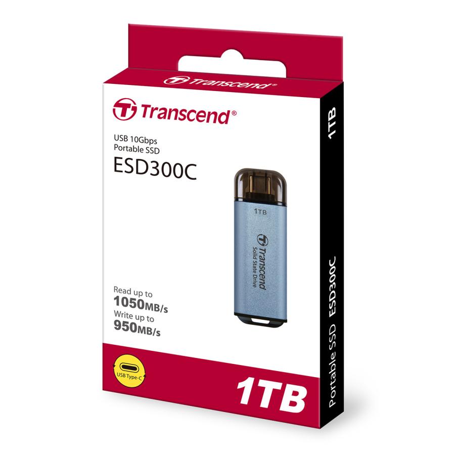 Transcend（トランセンド） ポータブルSSD 1TB Type-C接続タイプ