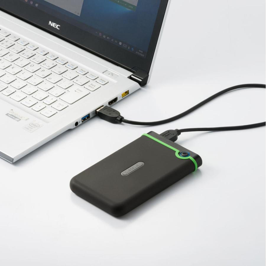 2.5インチスリムポータブルHDD 1TB USB3.1 耐衝撃 TS1TSJ25M3S Transcend トランセンド製|esupply|09