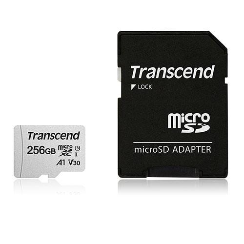 microSDXCカード 256GB Class10 UHS-I U3 UHS-I U1 V30 A1 SD変換アダプタ付き TS256GUSD300S-A トランセンド製 Transcend ネコポス対応
