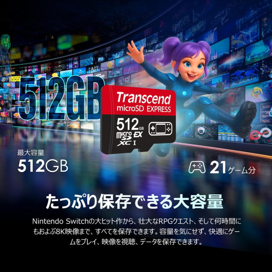 microSD Express 256GB Nintendo Switch2 動作確認済 最大転送速度900MB/s microSDXC Gen3x1 TS256GUSD710S ネコポス対応_6