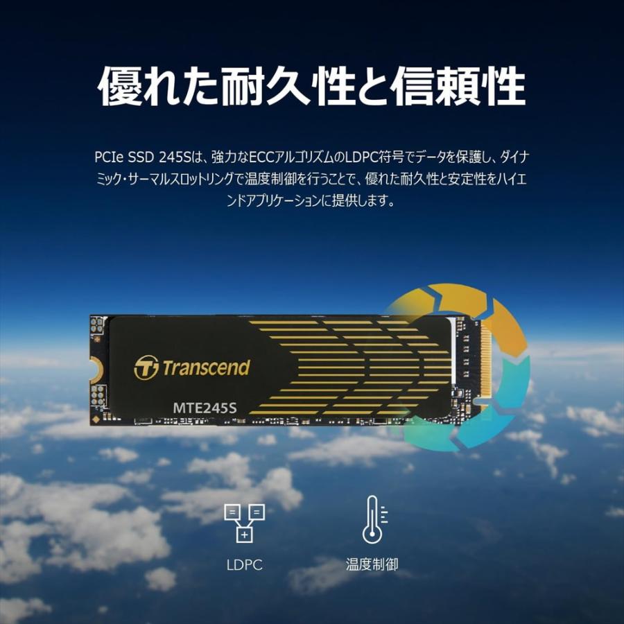 Transcend（トランセンド） M.2 SSD 2TB Type2280 最大転送速度5300MB