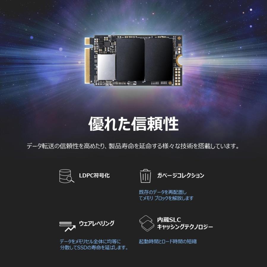 Transcend（トランセンド） SSD M.2 2TB NVMe PCIe Gen4×4 Type 2242