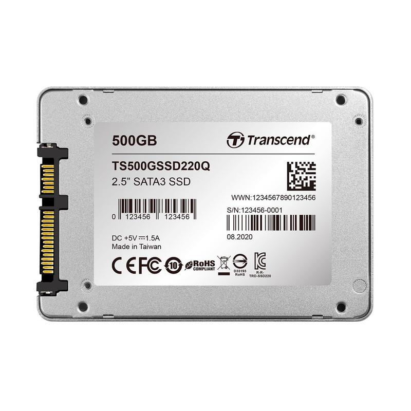 SSD 500GB 2.5インチ SATAIII TS500GSSD220Q トランセンド Transcend ネコポス対応｜esupply｜06