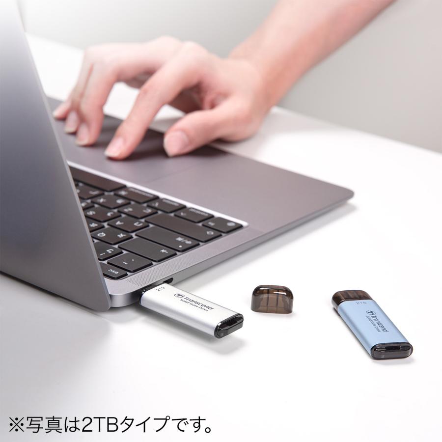 Transcend（トランセンド） ポータブルSSD 512GB Type-C接続タイプ