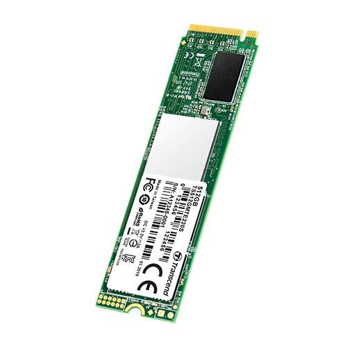 PCIe M.2 SSD NVMe 1.3準拠 Gen3 ×4 3D NAND TS512GMTE220S トランセンド製 Transcend ネコポス対応の画像