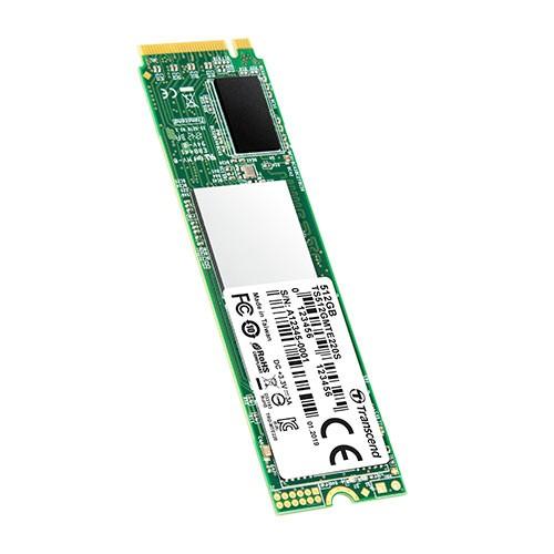 PCIe M.2 SSD NVMe 1.3準拠 Gen3 ×4 3D NAND TS512GMTE220S トランセンド製 Transcend ネコポス対応の画像