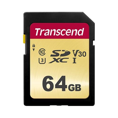 SDXCカード 64GB Class10 最大66%OFFクーポン UHS-I V30 Transcend トランセンド製 ネコポス対応 TS64GSDC500S 【79%OFF!】