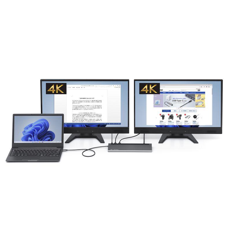 SANWA SUPPLY（サンワサプライ） USB ドッキングステーション タイプC