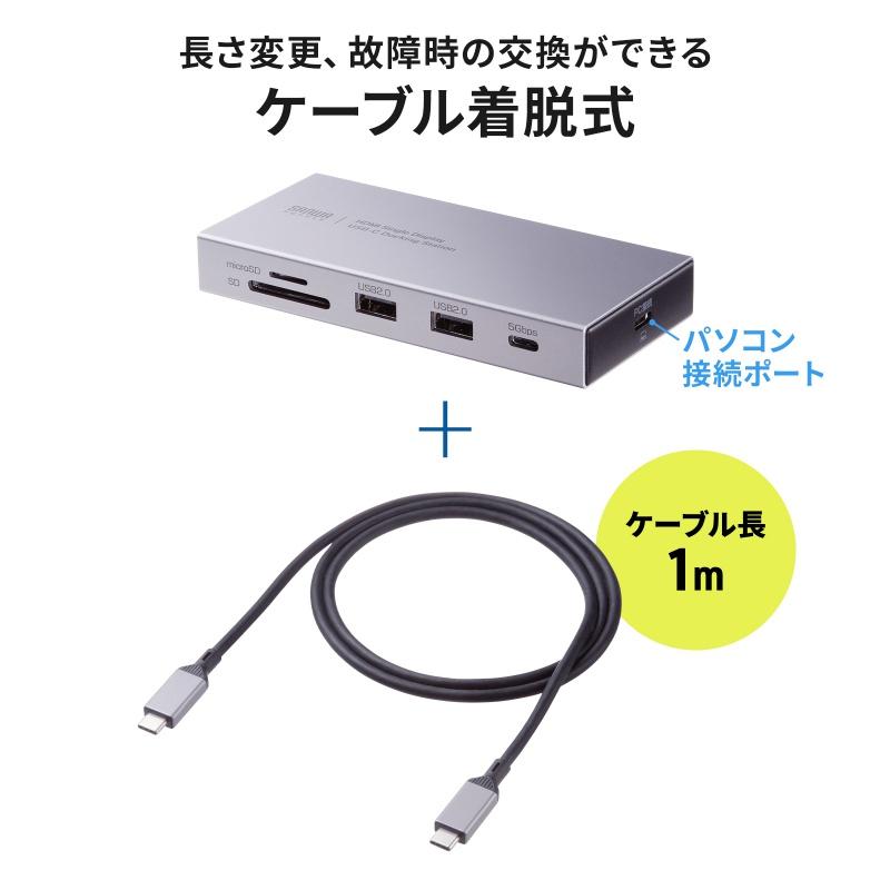 SANWA SUPPLY（サンワサプライ） ドッキングステーション Type-C 10-in