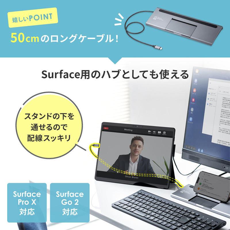 SANWA SUPPLYドッキングステーション USB-CVDK8 セール中です USB-CVDK8 USB Type-Cドッキングステーション（HDMI/VGA対応