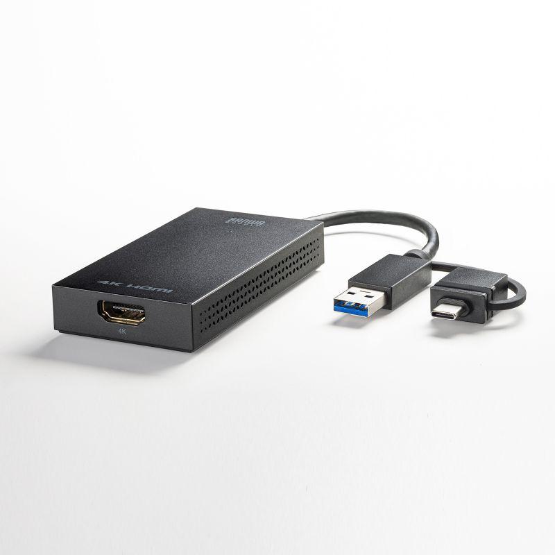 SANWA SUPPLY（サンワサプライ） USB-HDMIディスプレイアダプタ 4K対応