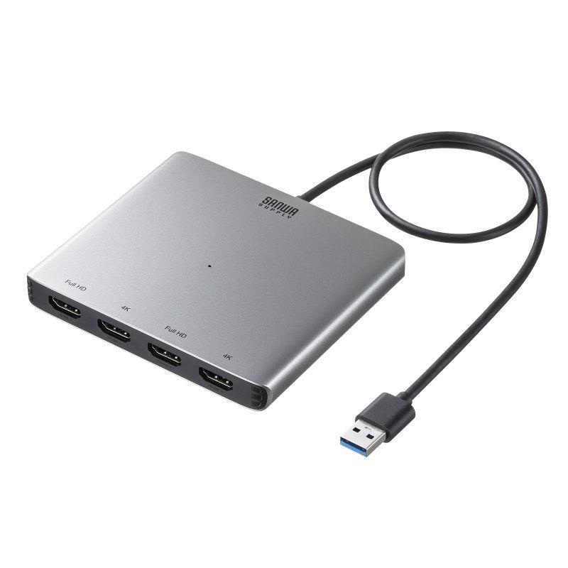 SANWA SUPPLY（サンワサプライ） USB-HDMIディスプレイアダプタ 4K