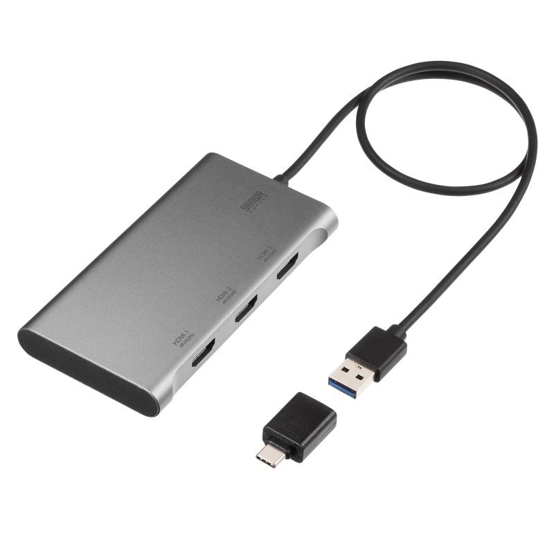 SANWA SUPPLY（サンワサプライ） USB-HDMIディスプレイアダプタ 4K