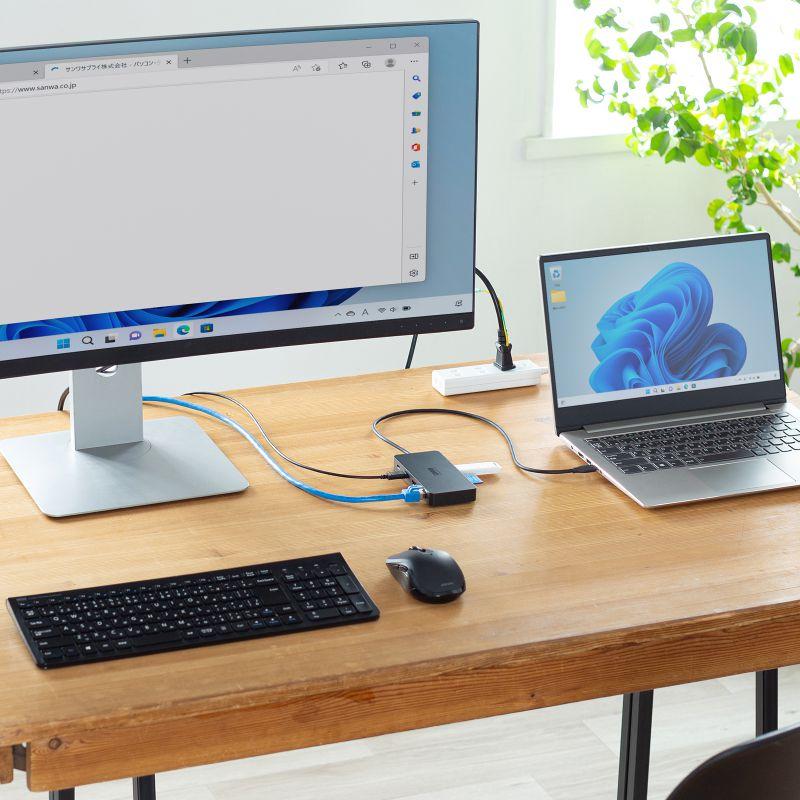 SANWA SUPPLY（サンワサプライ） Type-C ドッキングステーション ハブ