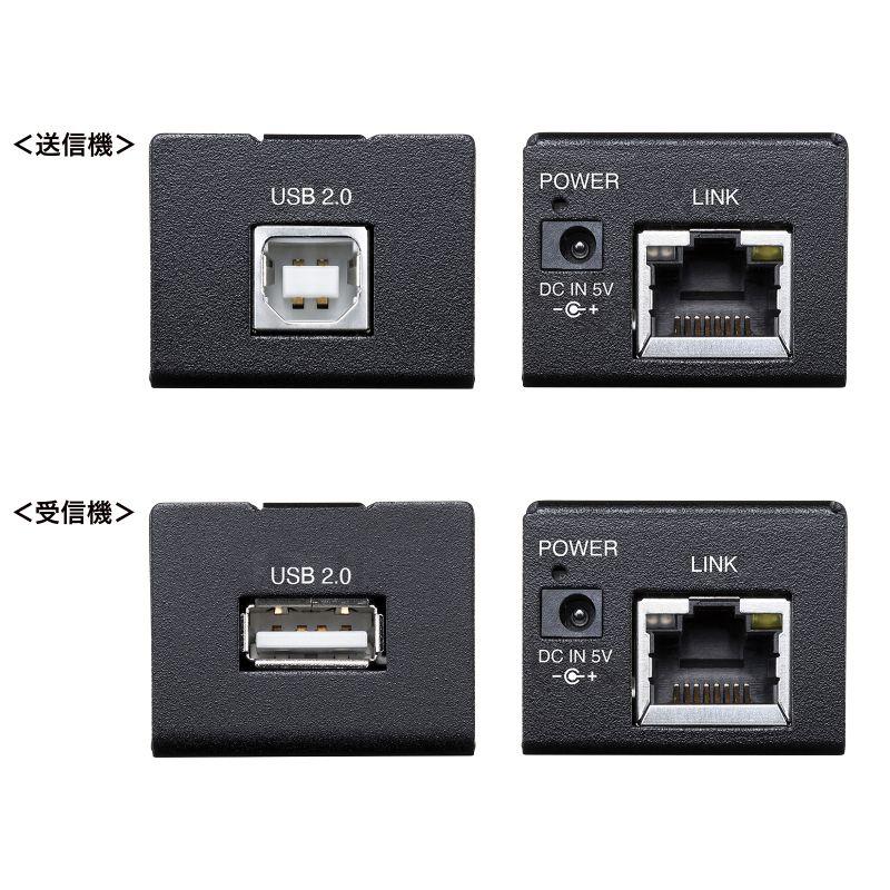 USBエクステンダー USB2.0 最大150m延長 USB1ポート LAN USB-EXSET5 サンワサプライ_11