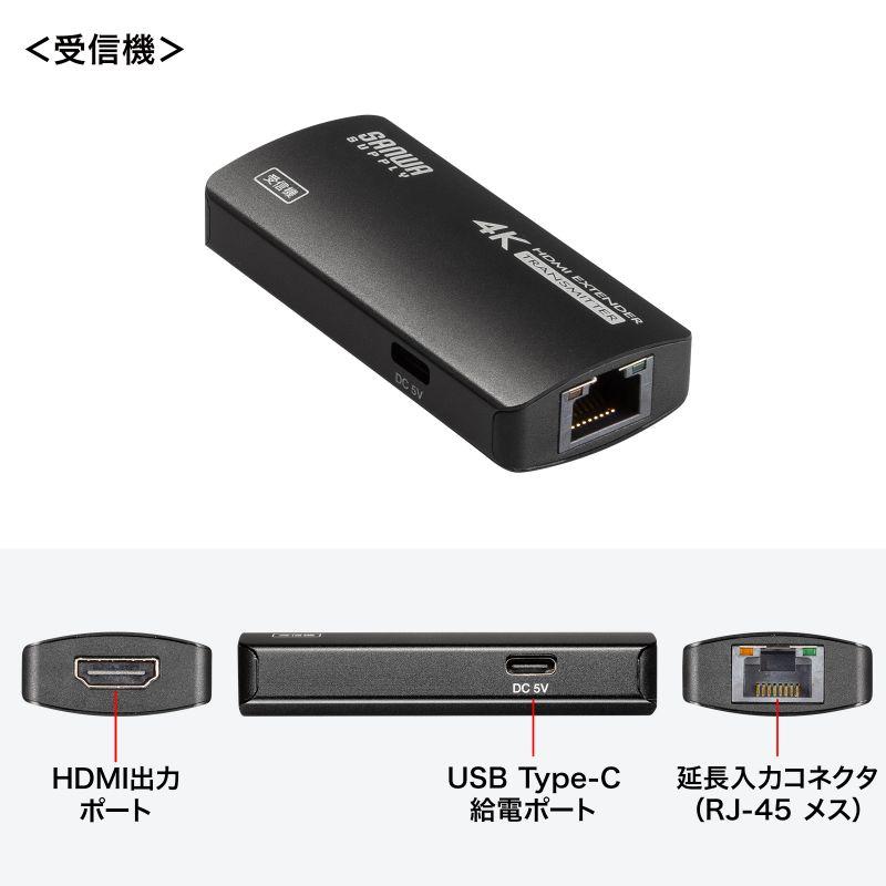 SANWA SUPPLY（サンワサプライ） HDMIエクステンダー 延長器 最大70m