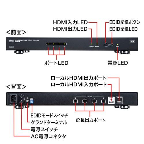 SANWA SUPPLY（サンワサプライ） HDMIエクステンダー 延長 HDMI