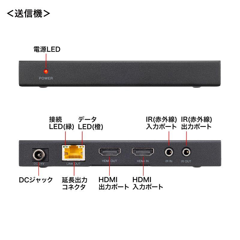SANWA SUPPLY（サンワサプライ） HDMI エクステンダー LAN 変換 延長器