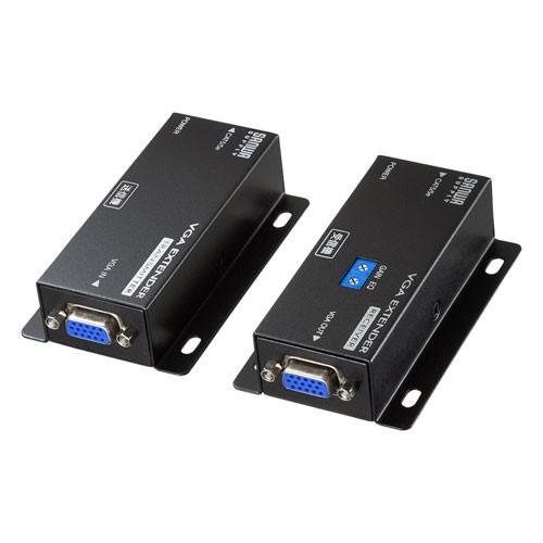 SANWA SUPPLY モニター延長器 VGA エクステンダー LAN 最大180m 送信機 