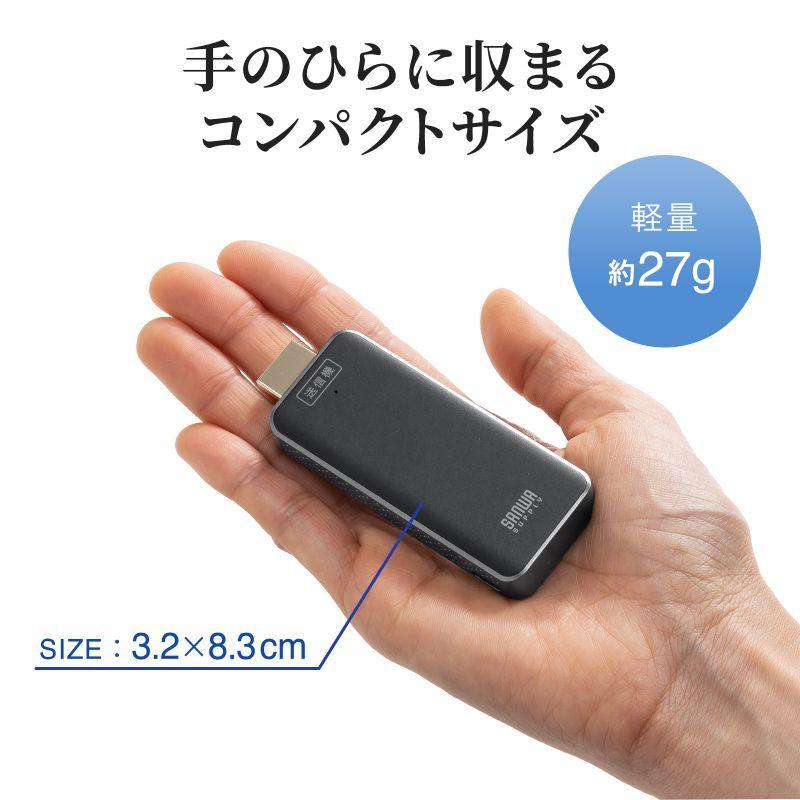 新品 サンワサプライ ワイヤレスHDMI VGA-EXWHD10 SANWA SUPPLY（サンワサプライ） HDMIエクステンダー 延長 ワイヤレス
