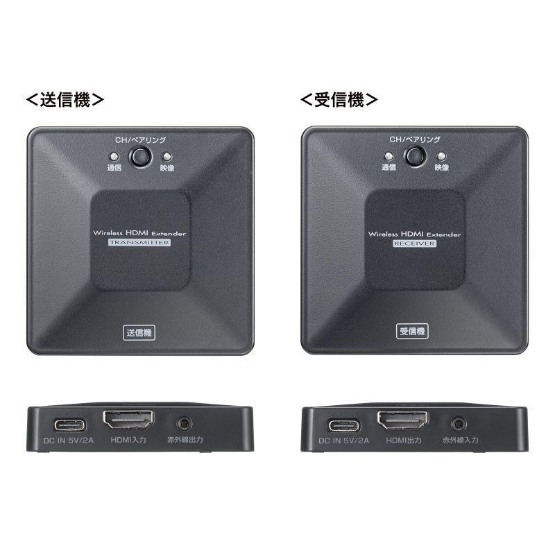 SANWA SUPPLY（サンワサプライ） ワイヤレスHDMIエクステンダー 送受信