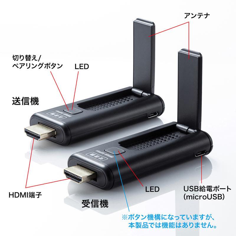 SANWA SUPPLY（サンワサプライ） HDMIエクステンダー 延長 ワイヤレス