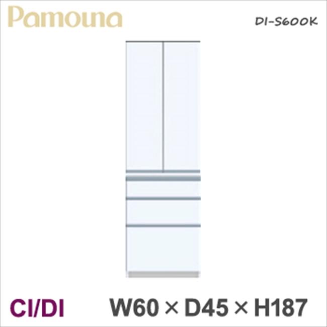 Ci Di 幅60 奥行45 高187 収納 収納 板戸 Di S600k ダイニングボード ストッカー パモウナ 食器棚 板戸 開き 収納 Cidi 94 Et Style