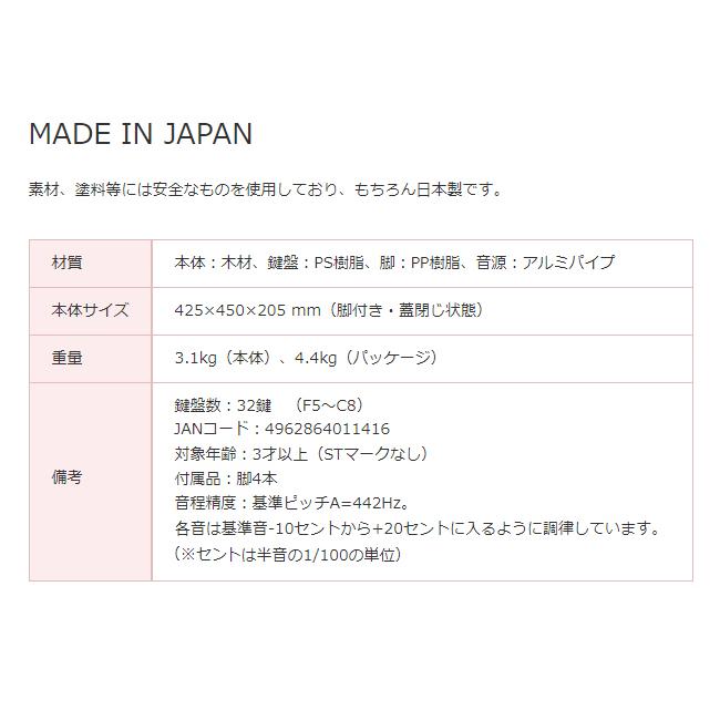 【即納 / 名入れ・簡易ラッピング無料】ピアノ おもちゃ KAWAI 【グランドピアノ/ブラック】カワイ 木製 1141 ギフト トイピアノの画像